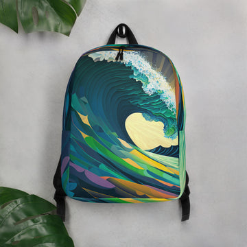 Backpack Artistic Wave