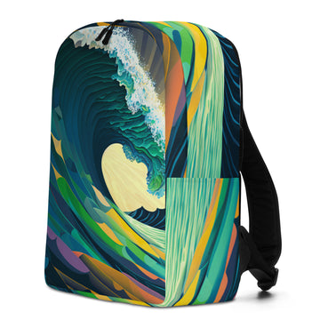 Backpack Artistic Wave