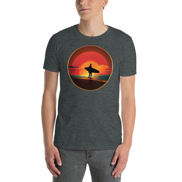 T-Shirt with Sunset - Streetwear Surf Collection