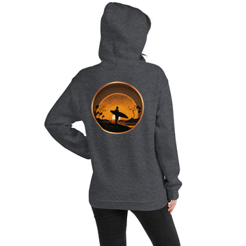 Hoodie - Surf Collection - Orange Sunset - Woman Streetwear