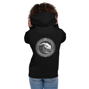 Hoodie Surf Collection Giant Wave in Circle - Women