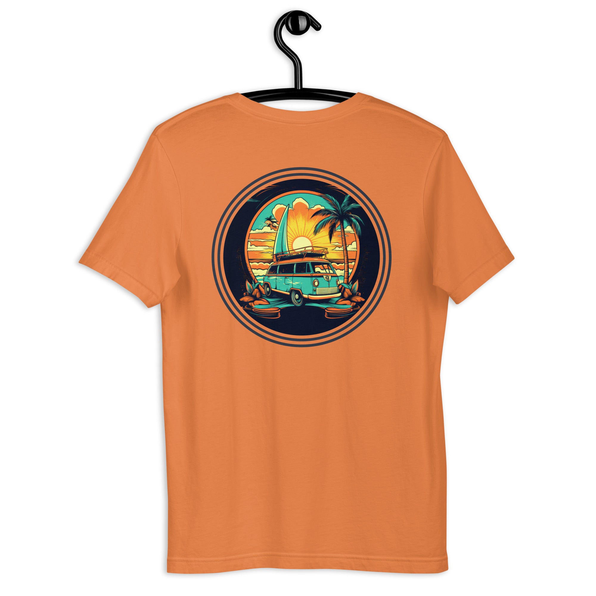 T-Shirt - 100% Ring-Spun Cotton - Limited Edition Surf Collection - Surfer Bus Graphics