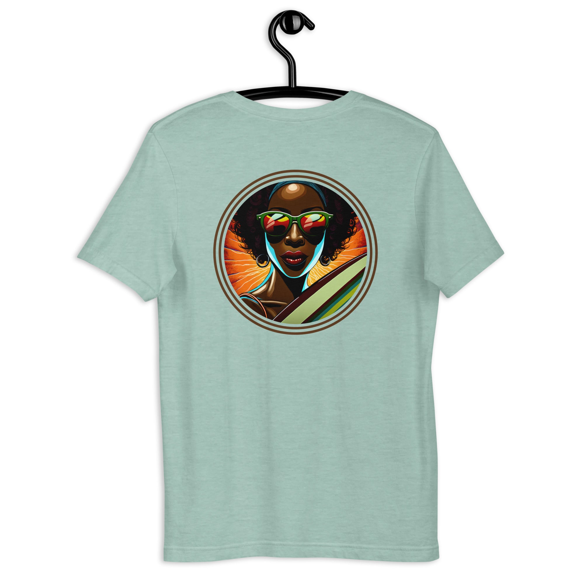 T-shirt surfer - Gift for her - 100% Cotton - Pop Art Collection