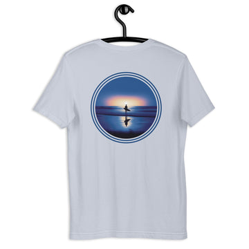 T-shirt Surfer Blue Sunset - Limited Edition Surf Collection - Women