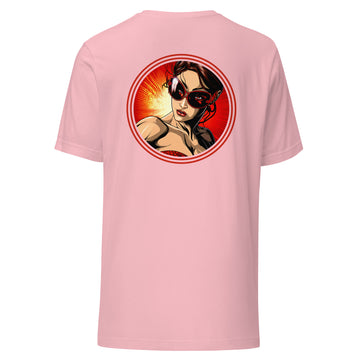 100% Cotton T-shirt - Pop Art Power Collection - Woman with Sunglasses - Gift for Her