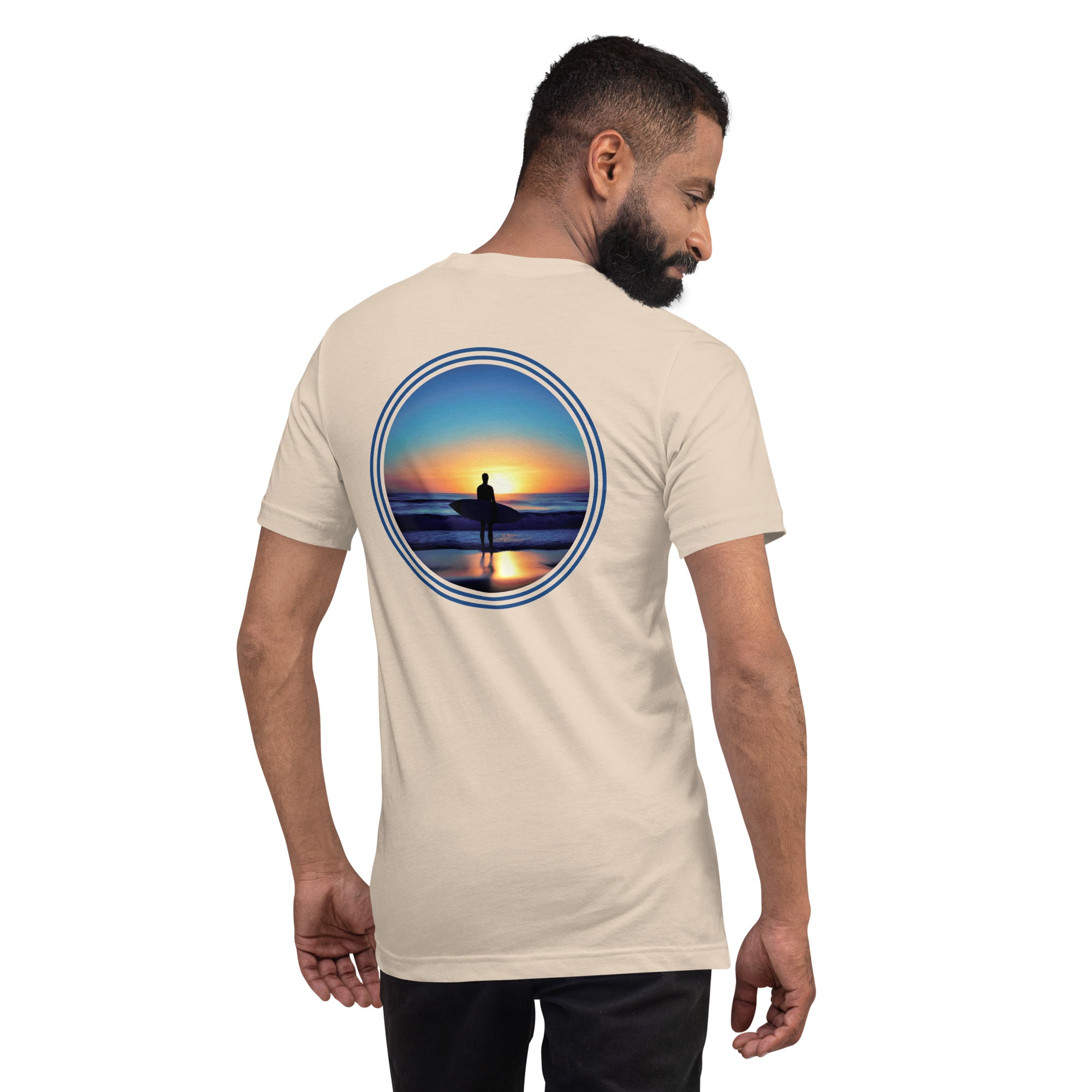 T-shirt 100% Cotton - Surfer Sunset - Limited Edition Surf Collection