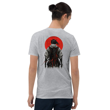 T-Shirt Ronin Warrior with Red Moon