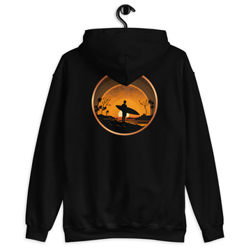 Hoodie - Surf Collection - Orange Sunset
